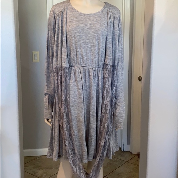 NWT Anthropologie a’reve sweater dress with scarf - Picture 3 of 8
